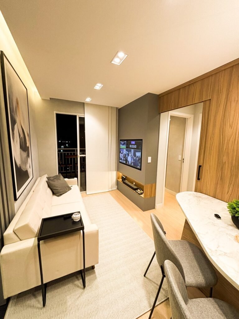 Decoração de apartamento pequeno, Thamiris Suavi